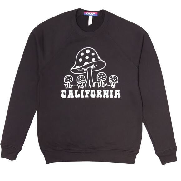 Culk Unisex‎ Lounge Streetwear California Mushroom Graphic Sweatshirt Size S - Picture 1 of 5